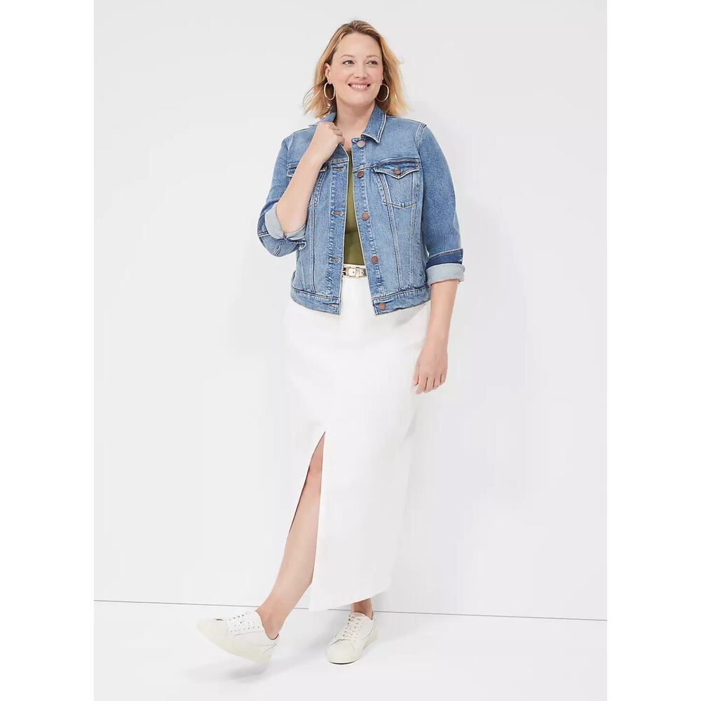 Lane Bryant Denim Core Jacket Size 18